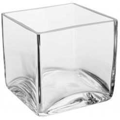 Üveg váza-/gyertyatartó