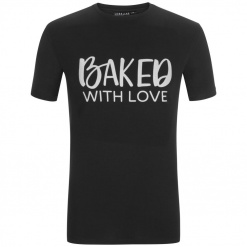 Férfi póló „Baked with love“