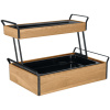 Hűtött vitrin Esino Melamine közepes 1/1 + lapos 2/4 kétszintes