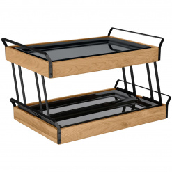 Hűtött vitrin Esino Melamine lapos 1/1 + 2/4 kétszintes